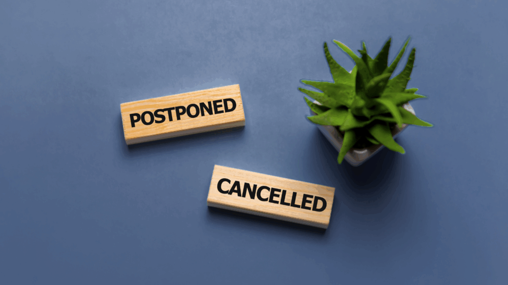 Postponement Cancellation waiver - BEST Removals and Storage